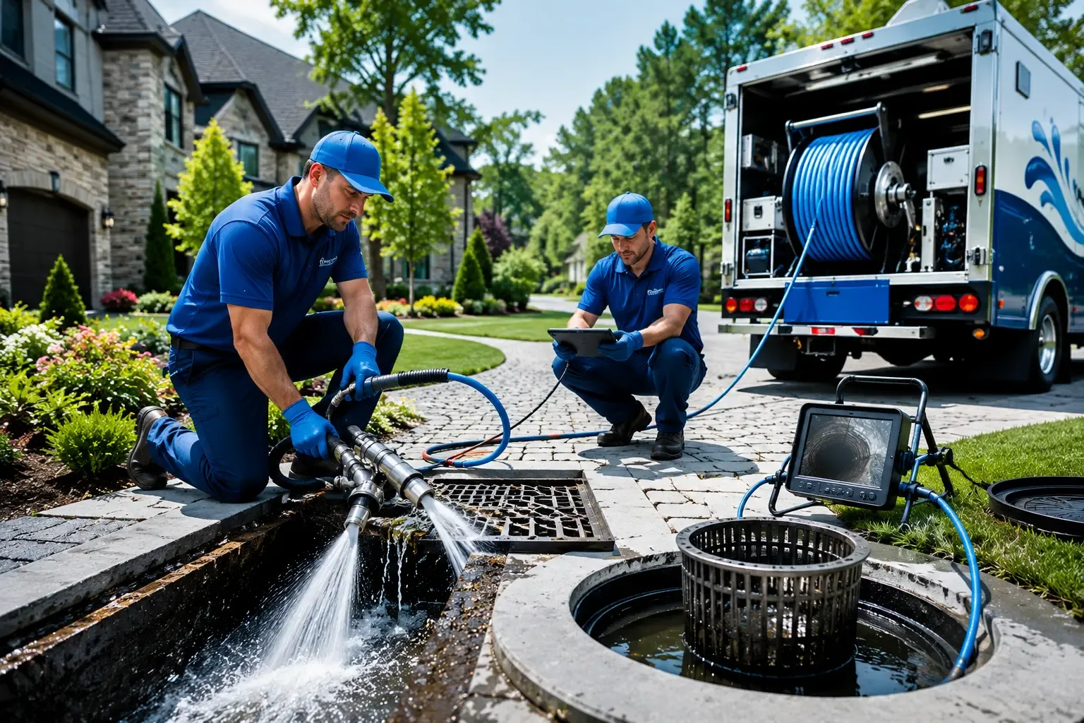Local outdoor drain cleaning professionals in Hydes, MD