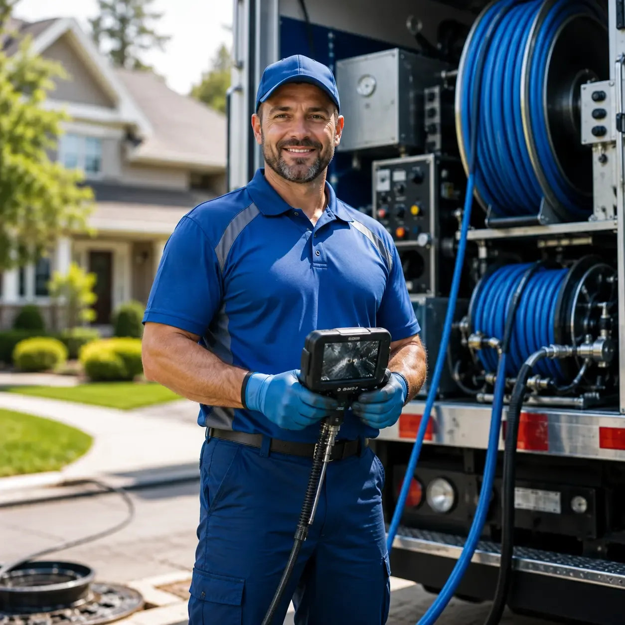 Local outdoor drain cleaning specialists in Hydes, MD